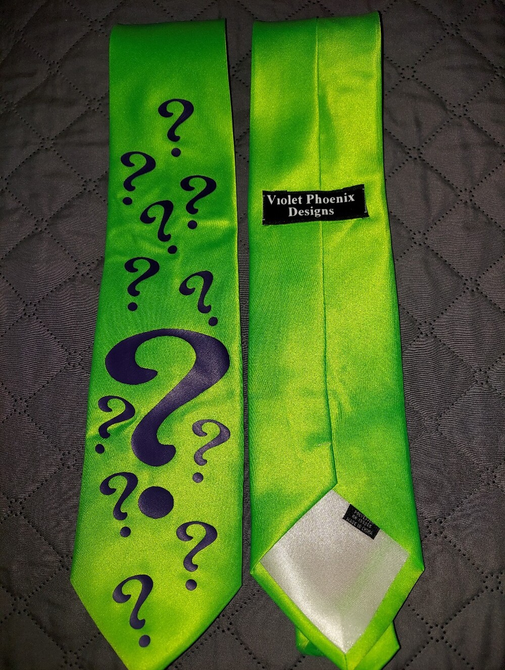 Men’s Lime Green Joker Tie